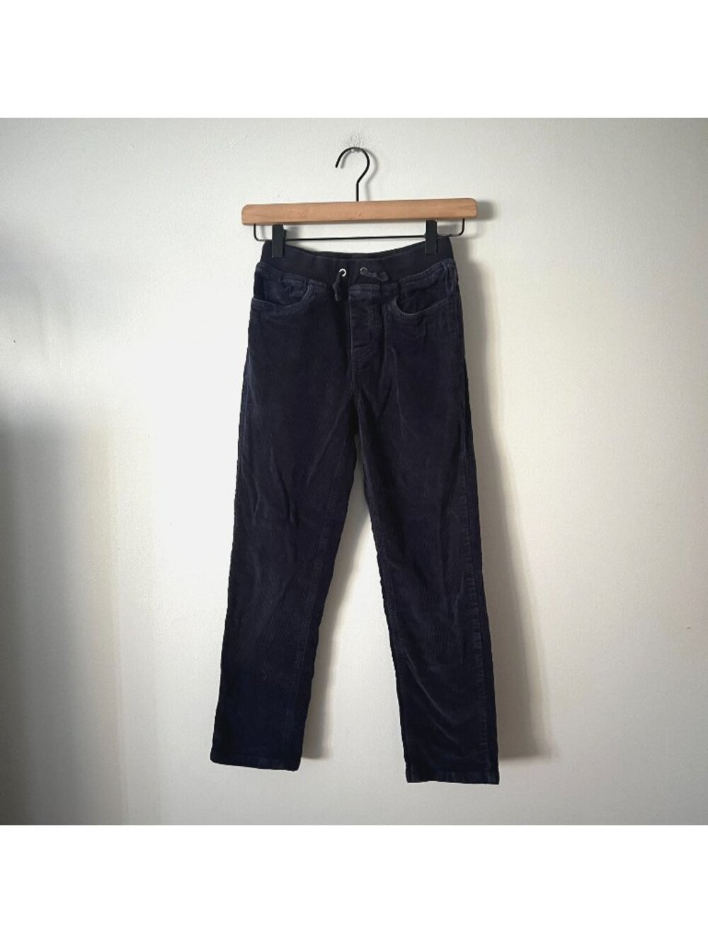 Hanna Andersson Navy Blue Pull-On Corduroy Pants Kid's Size 140/10 Years